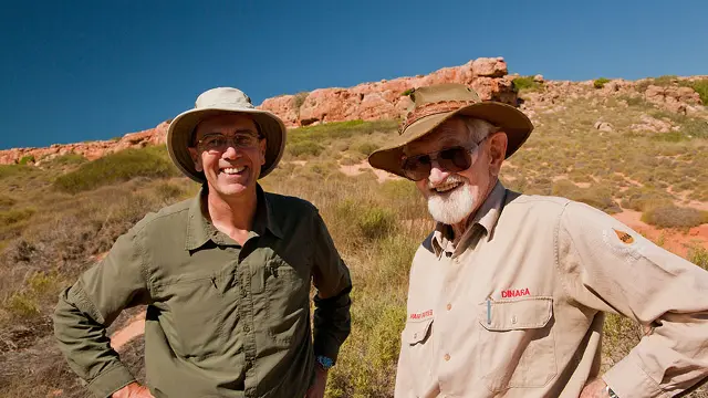 Harry Butler in outback area