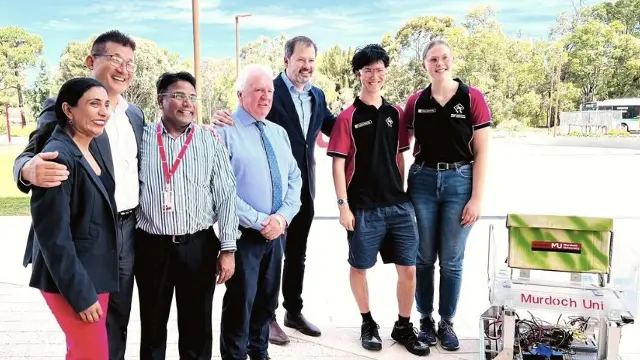 Group of people smiling