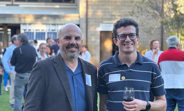 Professor Bruce Gardiner, Head of School of MSCP and Dr Brendan Florio, Associate Dean of Engagement and Lecturer in Mathematics at the School of MSCP.