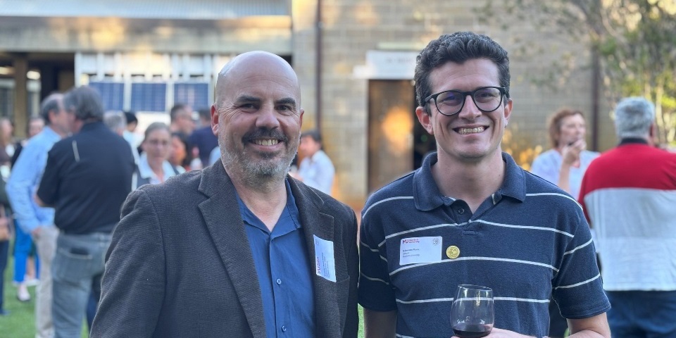 Professor Bruce Gardiner, Head of School of MSCP and Dr Brendan Florio, Associate Dean of Engagement and Lecturer in Mathematics at the School of MSCP.