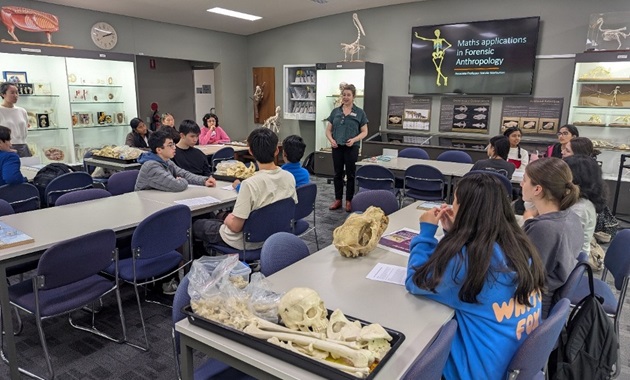 Students attending a Workshop
