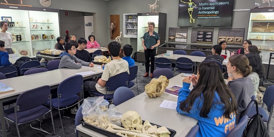 Students attending a Workshop