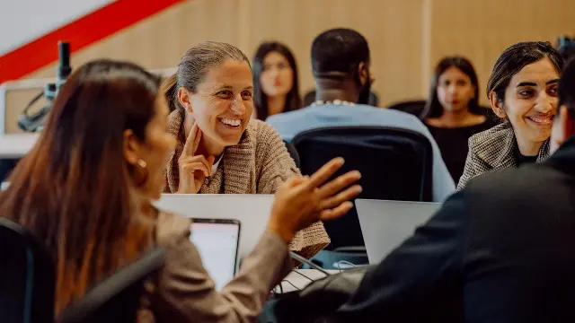 Strategic Communications students collaborating