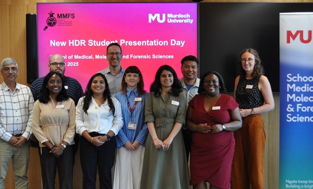 Group of research students and staff