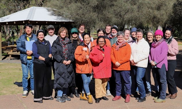 University staff group photo