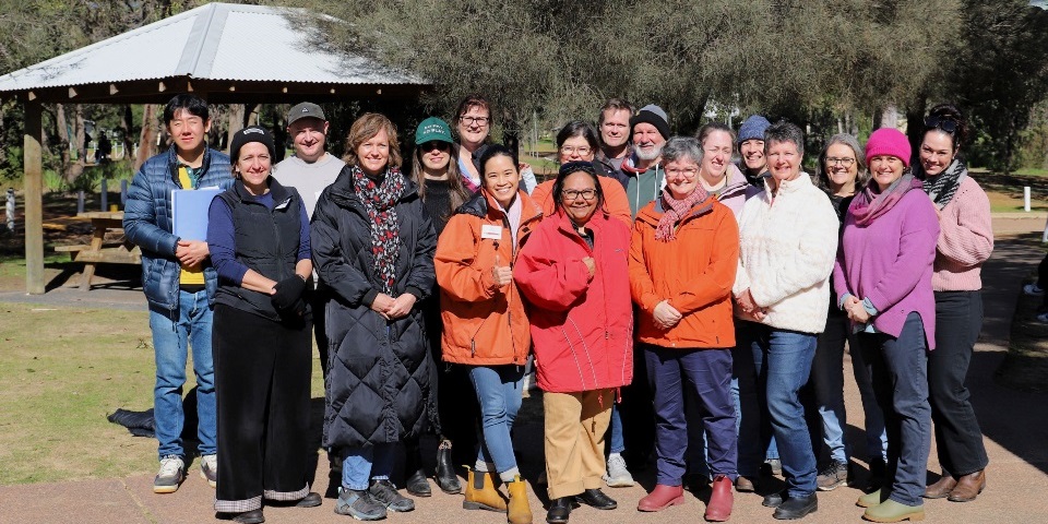 University staff group photo