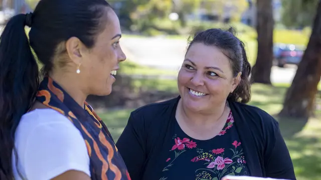 Kulbardi staff talking